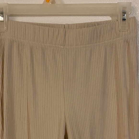 Cream Flared Pants - Picture 3 of 4